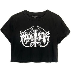 MARDUK Black Metal Band Crop Top